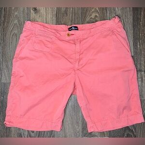 Psycho Bunny Classic Shorts Mens Size 38 Pink Preppy Chino Golf EUC
